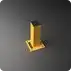 Rhino Rails RR-CS-1 18.5in Guardrail Column with Standard Baseplate - Photo Rhino Rails RR-CS-1 18.5in Guardrail Column with Standard Baseplate