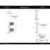 Rhino Rails RR-CS-2  43in Guardrail Column with Standard Baseplate  - Photo