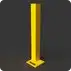 Rhino Rails 43in Guardrail Column with Corner Baseplate