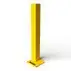 Rhino Rails 43in Guardrail Column with Corner Baseplate