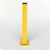Rhino Rails 43in Guardrail Column with Offset Baseplate - Photo Rhino Rails 43in Guardrail Column with Offset Baseplate