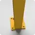 Rhino Rails 43in Guardrail Column with Offset Baseplate - Photo Rhino Rails 43in Guardrail Column with Offset Baseplate