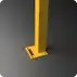 Rhino Rails 43in Guardrail Column with Offset Baseplate - Photo Rhino Rails 43in Guardrail Column with Offset Baseplate