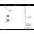 Rhino Rails RR-CSO-2 43in Guardrail Column with Offset Baseplate - Photo - Photo Rhino Rails RR-CSO-2 43in Guardrail Column with Offset Baseplate - Photo