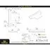 Rhino Rails RR-GR-RHG Double Rail Hinge Assembly Barrier Gate - Photo Rhino Rails RR-GR-RHG Double Rail Hinge Assembly Barrier Gate
