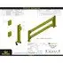 Rhino Rails RR-GR-RHG Double Rail Hinge Assembly Barrier Gate - Photo Rhino Rails RR-GR-RHG Double Rail Hinge Assembly Barrier Gate