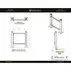 Rhino Rails RR-SG-3654A  34" - 52" Adjustable Pedestrian Swing Gate  - Photo