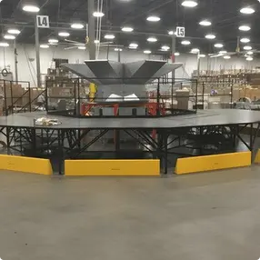 Rhino Rails - RR-CG - 12in Tall Floor Mounted Equipment Barrier - 15