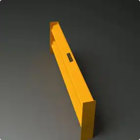 Rhino Rails Heavy Duty Warehouse Guardrail - Photo Rhino Rails Heavy Duty Warehouse Guardrail