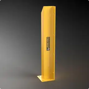 Rhino Rails RR-TG 48in Tall Overhead Door Track Guard - 3 - Photo Rhino Rails RR-TG 48in Tall Overhead Door Track Guard - 3