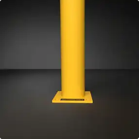 Rhino Rails 42in Tall Surface Mount Steel Bollard with Cap