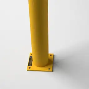 Rhino Rails 42in Tall Surface Mount Steel Bollard with Cap