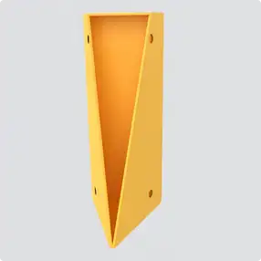 Rhino Rails RR-CG 12in Tall Floor Mounted Equipment Barrier - 7