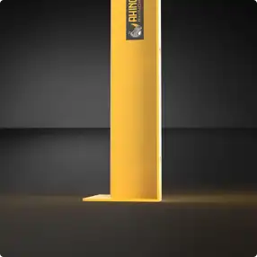Rhino Rails RR-TG 48in Tall Overhead Door Track Guard - 6 - Photo Rhino Rails RR-TG 48in Tall Overhead Door Track Guard - 6