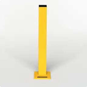 Rhino Rails 43in Guardrail Column with Offset Baseplate - Photo Rhino Rails 43in Guardrail Column with Offset Baseplate