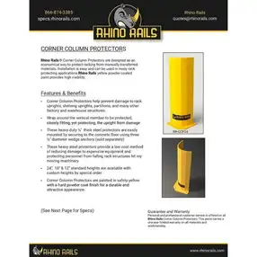 Rhino Rails RR-CCP  Corner Column Post Protector  - Photo