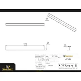 Rhino Rails RR-RP-42WS-HD Forklift Wheel Stops - 4 - Photo Rhino Rails RR-RP-42WS-HD Forklift Wheel Stops - 4