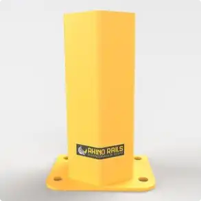 Rhino Rails RR-P Pallet Rack Upright Post Protector - Photo